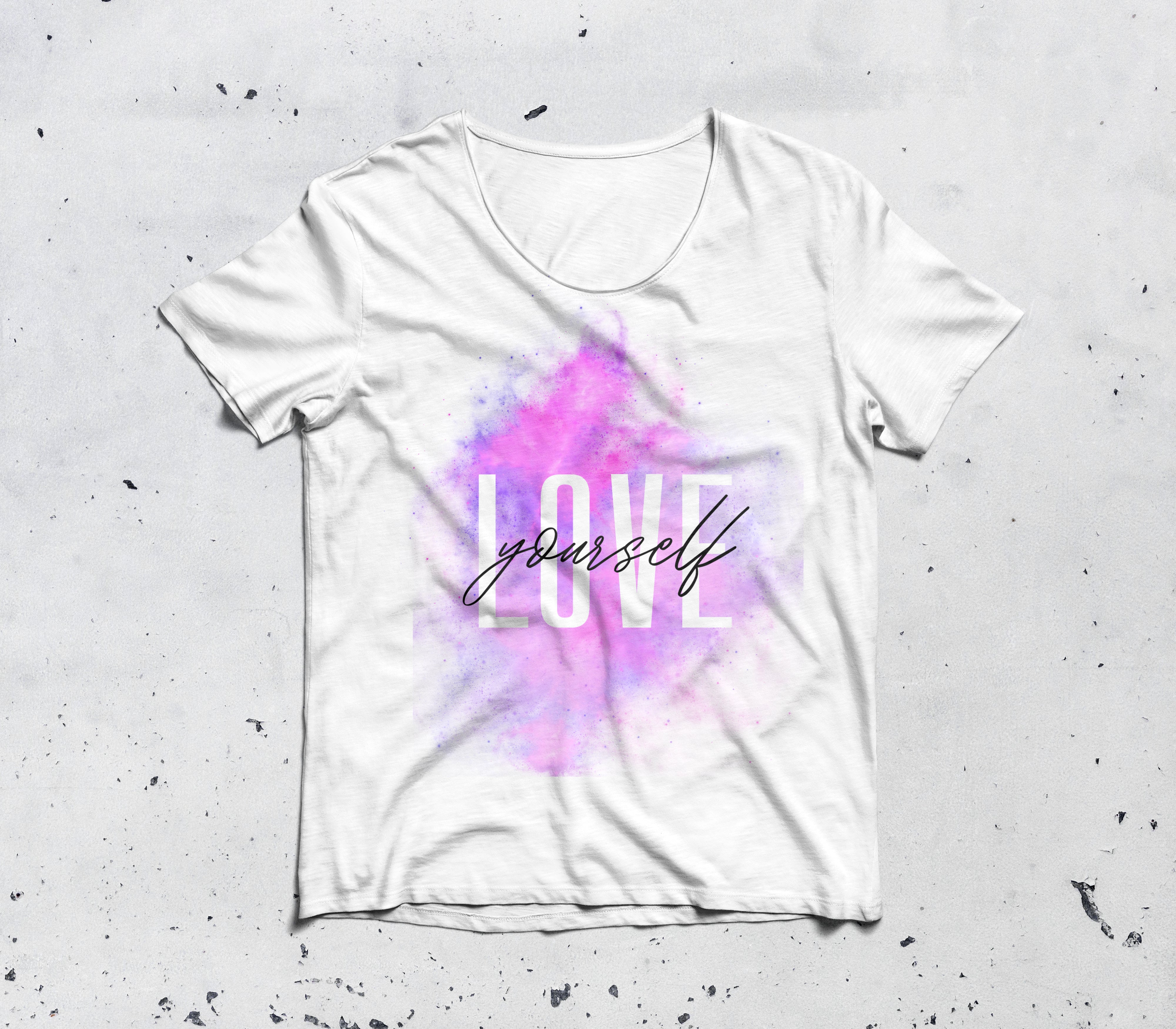 Decoccano “Love Yourself” Women’s T-Shirt | Inspirational Graphic Tee UK